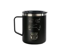 Runbott Fc Barcelona Male Signatures 400 Ml Thermal Bottle Argenté