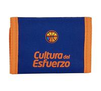safta Tête de Lit de Valencia Basket, Accessoire de Voyage-Portefeuille Mixte Enfant, Bleu-Orange, 120x50x230 mm