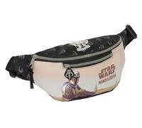 Safta The Mandalorian This is The Way - Sac Banane avec Poche extérieure, idéal pour Les Jeunes et Les Enfants de différents âges, Confortable et Polyvalent, qualité et résistance, 23 x 9 x 12 cm