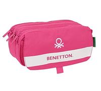 Portatodo Triple Big Benetton Raspberry - Safta - Rose - Mixte