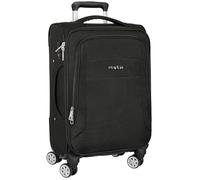 safta - Trolley Cabine Souple 20"", Valise à roulettes, Cadenas de sécurité, Valise légère, 35 x 20 x 51 cm, Couleur Noire, Noir,