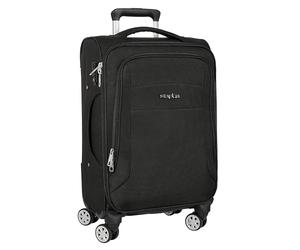 safta - Trolley Cabine Souple 20", Valise à roulettes, Cadenas de sécurité, Valise légère, 35 x 20 x 51 cm, Couleur Noire, Noir, Estándar, décontracté