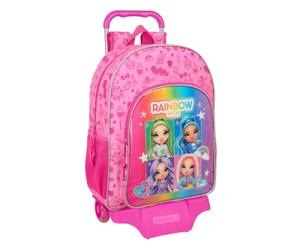 Safta Trolley Rainbow High Shine Wheeled Backpack One Size