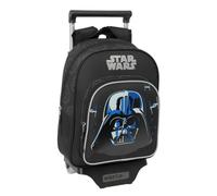 safta STAR WARS REBELLION - Sac à dos pour enfant avec chariot 705, idéal pour enfants de différents âges, confortable et polyvalent, qualité et résistance, 27 x 10 x 33 cm, Noir, M, Décontracté