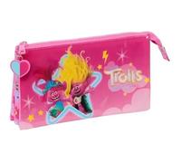 Safta Trolls 3 Pencil Case One Size