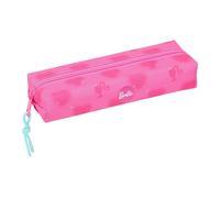 Safta Trousse Barbie Hearts Rectangular 22 Cm Elastic Band