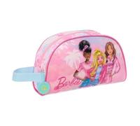 SAFTA | Trousse de Toilette Compatible avec Chariot Barbie Painterly avec poignée latérale, Poche intérieure zippée, Grand Compartiment Principal, Dimensions 26x9x16 cm
