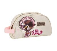 SAFTA Trousse de toilette Kelly, Elsa et Mariko 260 x 160 x 90 mm, Crème/rose pâle, M, Trousse de toilette adaptable
