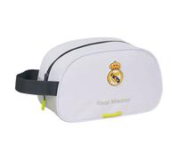 Safta Trousse de toilette Real Madrid Equiicion 25/26 enfants M poignée adaptable chariot blanc