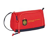 safta Trousse d'écolier RFEF Bleu Rouge 20 x 11 x 8.5 cm (32 Pièces)
