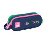 Safta - Trousse - Double - Benetton "Damero