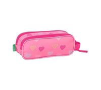 SAFTA - Trousse - double - Benetton "Heart"