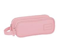 safta - Trousse Double Enfant, étui pour Enfants, idéal pour Les Enfants d'âge Scolaire, Confortable et Polyvalent, qualité et résistance, 21 x 6 x 8 cm, Couleur Rose, Rose, Estándar, décontracté