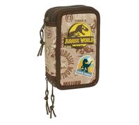 SAFTA Triple Filled Jurassic World Pencil Case 36 pièces One Size