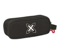 safta Munich Vulcan - Trousse Double pour Enfant, idéale pour Les Enfants d'âge Scolaire, Confortable et Polyvalente, qualité et résistance, 21 x 6 x 8 cm, Noir, M, Décontracté
