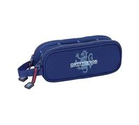 safta Harry Potter Captain - Trousse Double pour Enfant, idéale pour Les Enfants d'âge Scolaire, Confortable et Polyvalente, qualité et résistance, 21 x 6 x 8 cm, Bleu Marine, M, Décontracté