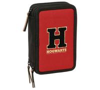 Harry Potter HoGWARTS - Trousse scolaire avec 37 outils inclus, idéale pour les enfants de 5 à 14 ans, confortable et polyvalente, qualité et résistance, 12,5 x 5,5 x 19,5 cm