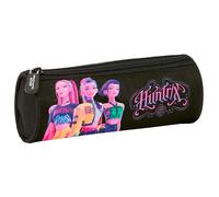 Safta Trousse ronde scolaire K-POP Demon Hunters 5-14 ans 20x7 cm résistante