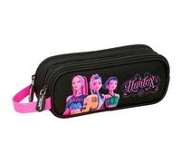 Trousse double Kpop Demon Hunters Negra Safta