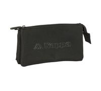 Safta – Trousse triple Kappa Basics pour enfant 22 x 3 x 12 cm Noir M confortable