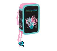 Safta Trousse Monster High 12.5x19.5x5.5 Cm Triple