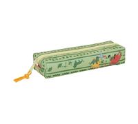 Safta Mufasa Trousse rectangulaire pour enfant, idéale pour les enfants d'âge scolaire, confortable et polyvalente, qualité et résistance, 22 x 7 x 40 cm, vert/beige, Vert/beige, Estándar, Décontracté