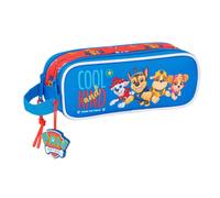 Safta Trousse double Paw Patrol Cool pour enfant 21 x 6 x 8 cm Rouge/Bleu