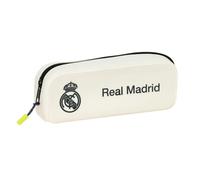 Safta Trousse carrée Real Madrid EQUIPACIÓN 25/26 – Silicone 18,5×5,5×7,5 cm Blanc M, Décontracté