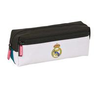 Safta Trousse triple Real Madrid EQUIPACIÓN 26/27 - Petite, résistante 22 x 6 x 8,5 cm