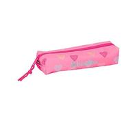 SAFTA - Trousse - rectangulaire, avec sangle élastique, 22 cm - Benetton "Heart"