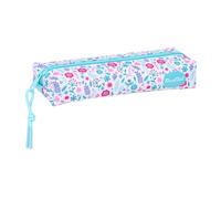 safta | Trousse rectangulaire Blackfit8 Cool avec Dos élastique, 22 cm avec 1 Compartiment zippé, Organiseur pour Cahier ou classeur, rentrée Scolaire, Dimensions : 22 x 7 x 4 cm