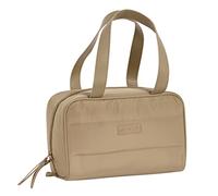 Safta - Trousse rectangulaire Moos Capsula rembourrée Camel 31 x 14 x 19 cm, Multicolore (842287720)