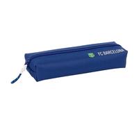 Safta Trousse rectangulaire 22 cm avec élastique Bleu marine FC Barcelone