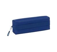 SAFTA - Trousse - rectangular, with elastic band , 22 cm - bleu marine - FC Barcelone