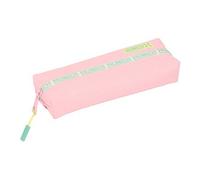 safta Munich Candy - Trousse rectangulaire pour Enfant, idéale pour Les Enfants d'âge Scolaire, Confortable et Polyvalente, qualité et résistance, 22 x 7 x 40 cm, Rose Clair, M, Décontracté
