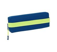 safta Munich North - Trousse rectangulaire pour Enfant, idéale pour Les Enfants d'âge Scolaire, Confortable et Polyvalente, qualité et résistance, 22 x 7 x 40 cm, Bleu Marine, M, Décontracté