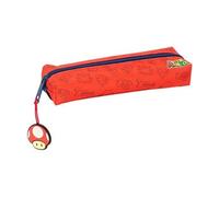 SAFTA - Trousse - rectangular, with elastic band , 22 cm - Super Mario "Trick"