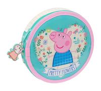 SAFTA - Trousse - rond, 18 pièces - Peppa Pig "Fleurs Jolies"