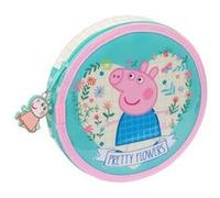 SAFTA - Trousse - round, 18-piece - Peppa Pig "Pretty Flowers"