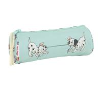 Safta Trousse ronde scolaire Cats & Dogs – 20 x 7 cm, pour 5–14 ans, Bleu pastel, M, décontracté