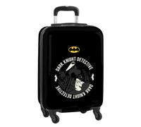 Safta Trousse scolaire double 3D Batman avec deux compartiments séparés, double fermeture éclair, poignée latérale, dimensions 21 x 6 x 8 cm, trousse scolaire 2 compartiments, Valise cabine 20