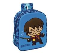 Safta Trousse scolaire double 3D Harry Potter avec deux compartiments séparés et fermetures éclair, poignée latérale, dimensions 21 x 6 x 8 cm, trousse scolaire 2 compartiments, Sac à dos scolaire
