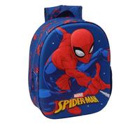 Safta | Trousse scolaire rectangulaire Spider-Man 22 cm avec élastique arrière, porte-documents pour carnet ou dossier, 1 compartiment avec fermeture éclair, pour enfant, dimensions 22 x 7 x 4 cm, Sac