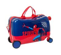 Safta | Trousse scolaire rectangulaire Spider-Man 22 cm avec élastique arrière, porte-papiers pour carnet ou dossier, 1 compartiment avec fermeture éclair, pour enfant, dimensions 22 x 7 x 4 cm