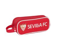 Safta Trousse double enfant Sevilla FC – 21×6×8 cm, rouge, M, confortable et résistante