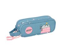 Safta Trousse Snoopy 21x8x6 Cm Double