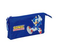 Safta Trousse Sonic 22x12x3 Cm Triple