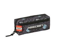 Safta Trousse Triple 22 Cm Minecraft Graffiti