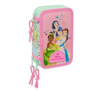 Safta - Trousse - Triple, 37 Pcs - Disney Princesses "Bloom