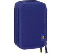 Safta Fc Barcelona Home Kit 25/26 Triple Pencil Case 36 Pieces Bleu Homme